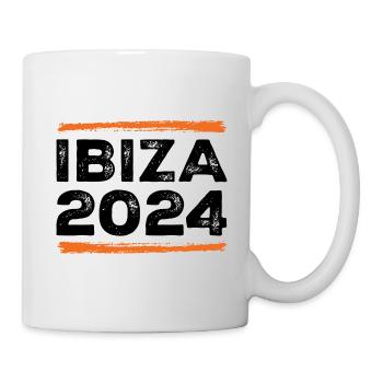 Ibiza 2024 Spruch - Tasse - Weiß - Rechts