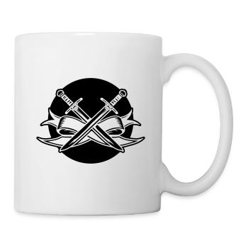 Symbole de l’épée - Mug blanc - blanc - Droite