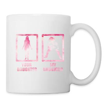 Ta fille Ma fille - Mug blanc - blanc - Droite