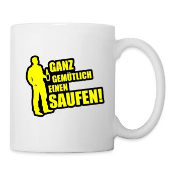 Leisurely boozing at the end of the day - Mug - white - Right