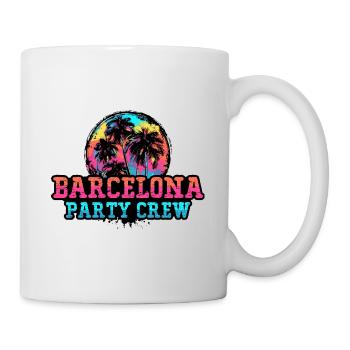 L’équipe de la fête de Barcelone - Mug blanc - blanc - Droite