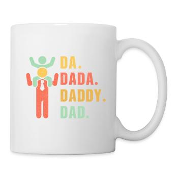 Papa Dada Papa - Tasse - Weiß - Rechts