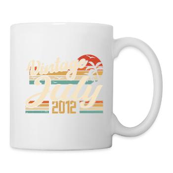 July 2012 Gift, 12th Anniversary July 2012 - Mug - white - Right