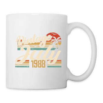 July 1988 Gift, 36th Anniversary July 1988 - Mug - white - Right