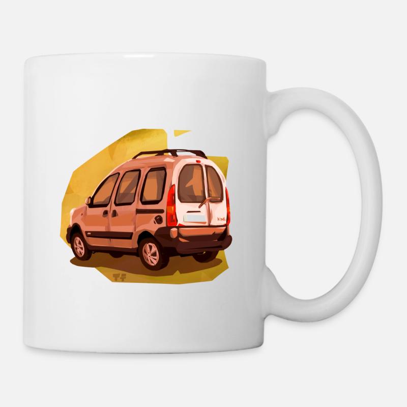 Kangoo, das Auto - Tasse - Weiß