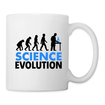 Science Evolution for Science Fans - Mug - white - Right