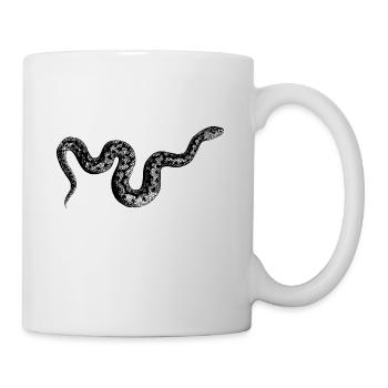Schlange - Tasse - Weiß - Rechts