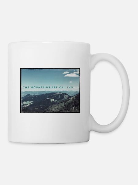 The mountains are calling - Mug - white