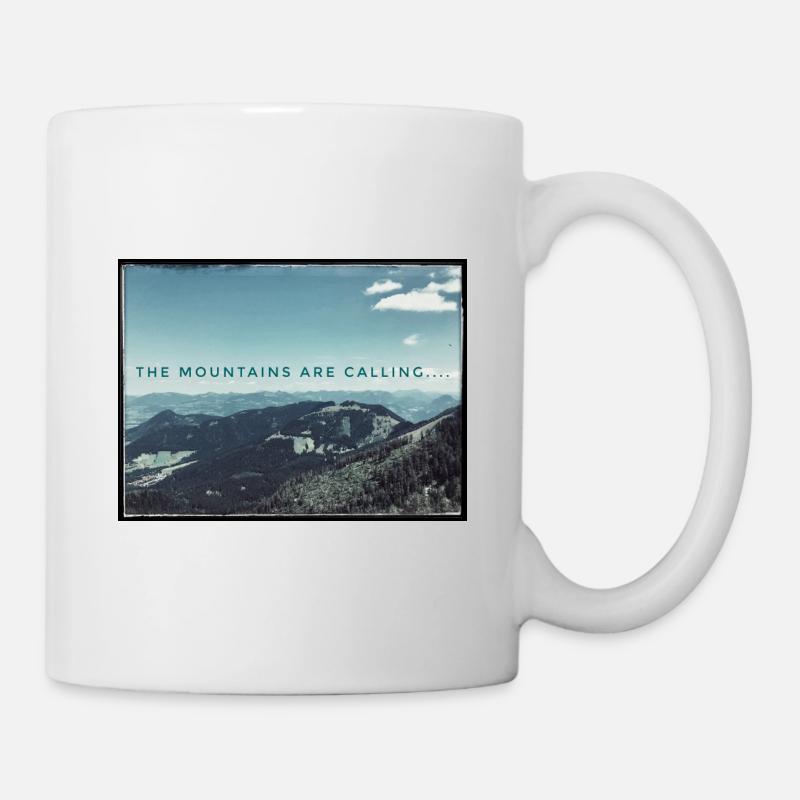 The mountains are calling - Mug - white