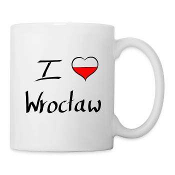 I love wroclaw - Ich liebe Breslau - Tasse - Weiß - Rechts