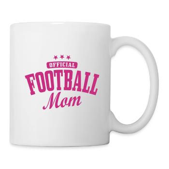 football mom - Tasse - Weiß - Rechts