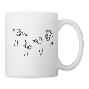 blechbläser-ensemble - Tasse - Weiß - Rechts