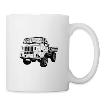 Camion W50 LA - Mug blanc - blanc - Droite