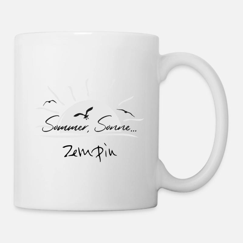 Sommer, Sonne... Zempin - Tasse - Weiß