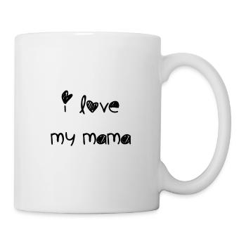 i love mama - Tasse - Weiß - Rechts