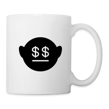 Face dollar - Mug - white - Right
