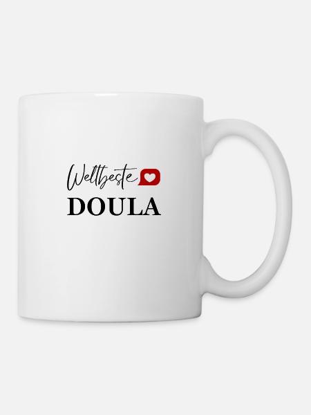 WELTBESTE DOULA - Tasse - Weiß