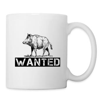 WANTED WILDSCHWEINE - Tasse - Weiß - Rechts