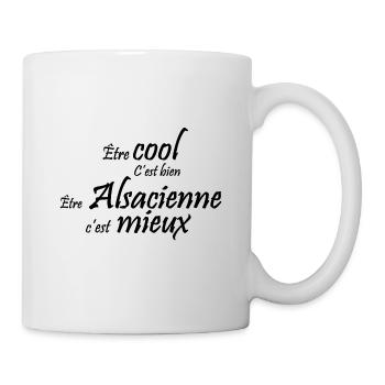 Etre Alsacienne - Mug blanc - blanc - Droite