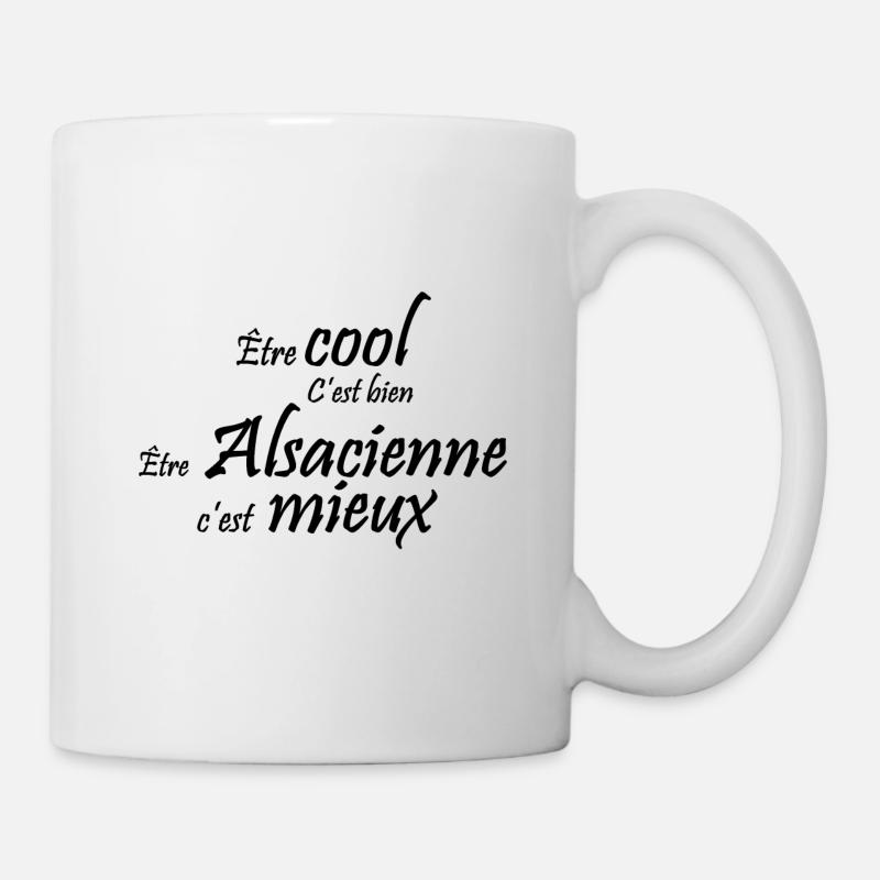 Etre Alsacienne - Mug blanc - blanc