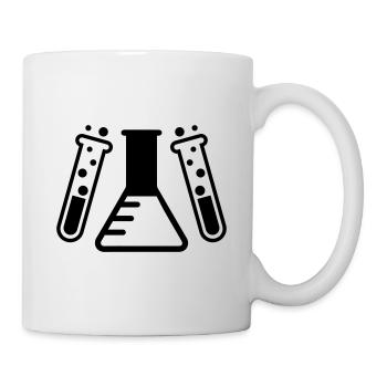 Reagenzglas chemiker - Tasse - Weiß - Rechts