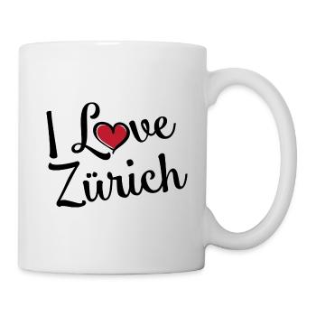 I Love Zurich - Mug - white - Right