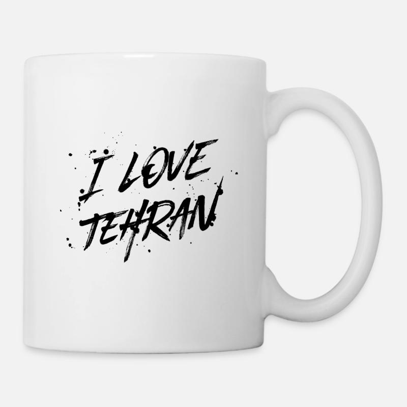I Love Tehran - Tasse - Weiß