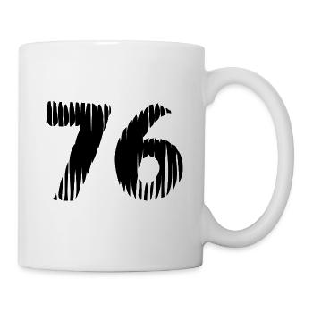 76 number jersey - Mug - white - Right
