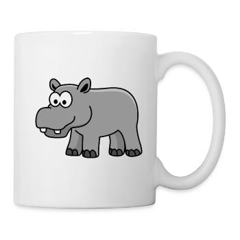 Hippo Comic Animal - Mug - white - Right