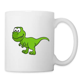 Dinosaur T-Rex Comic - Mug - white - Right