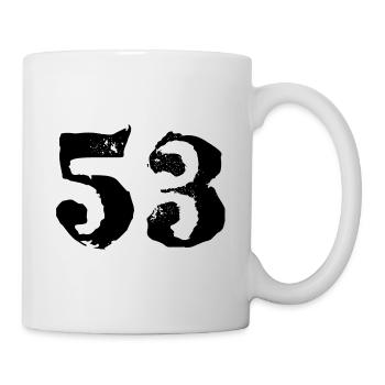 53 number jersey - Mug - white - Right