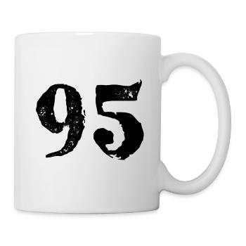 95 number jersey - Mug - white - Right