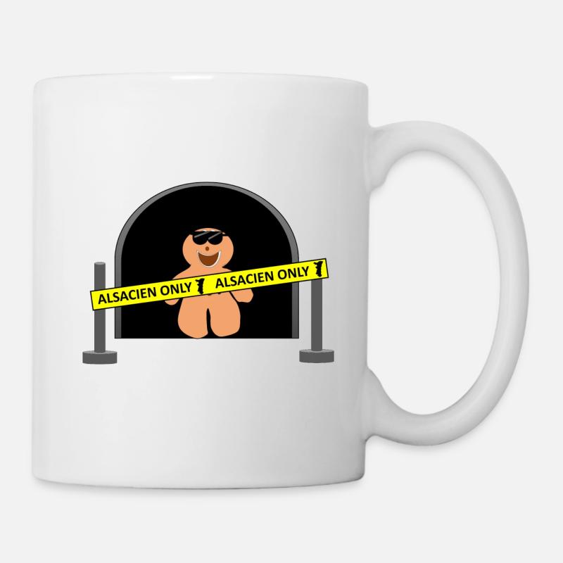 Alsacien Only - Mug blanc - blanc