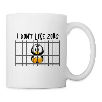 I don't like zoos baby Penguin - Penguin fun4m3 - Mug - white - Right