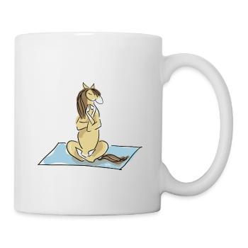 Yoga Pony - Adler - Tasse - Weiß - Rechts