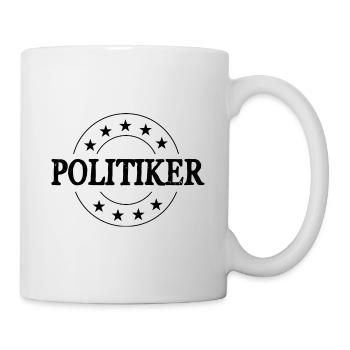 Politiker Beruf - Tasse - Weiß - Rechts