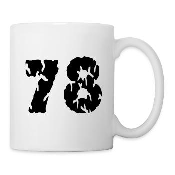 78 Number jersey - Mug - white - Right