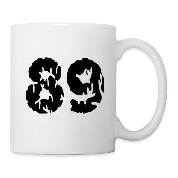 89 Number jersey - Mug - white - Right