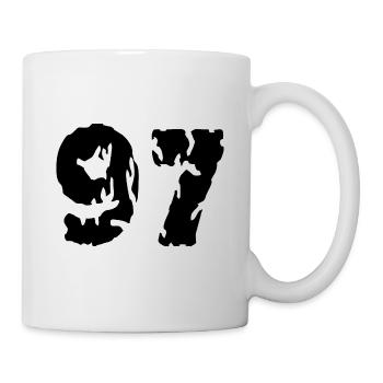 97 Number jersey - Mug - white - Right