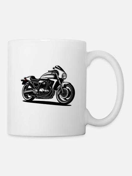 Motorrad Design - Tasse - Weiß