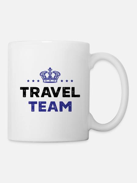 Travel Team - Tasse - Weiß