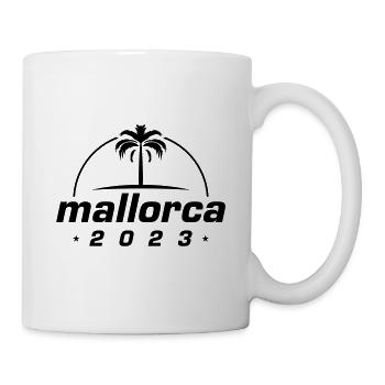 Mallorca 2023 Palme - Tasse - Weiß - Rechts