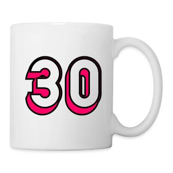 30. 30 YEARS. 30TH ANNIVERSARY. 30 YEARS ANNIVERSARY - Mug - white - Right