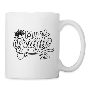 My Beagle - Mug - white - Right
