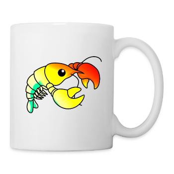 Homard Comic Animal - Mug blanc - blanc - Droite