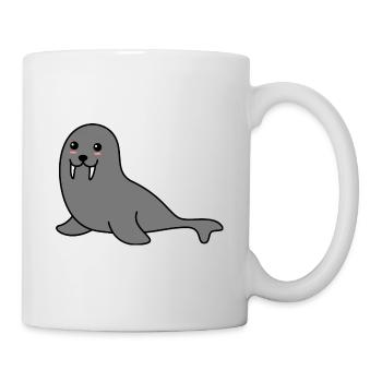Robbe Tier Comic - Tasse - Weiß - Rechts