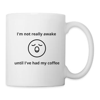 design drôle fatigué - Mug blanc - blanc - Droite