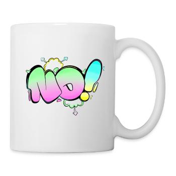Logo Keine Aufkleber - Tasse - Weiß - Rechts