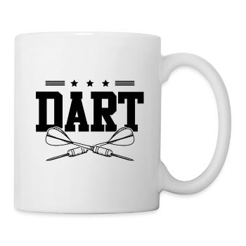 dart darts - Tasse - Weiß - Rechts