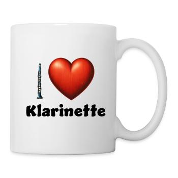 J’adore la clarinette - Mug blanc - blanc - Droite